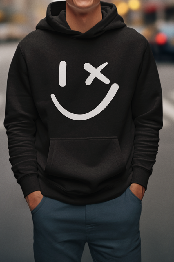 smiley hoodie